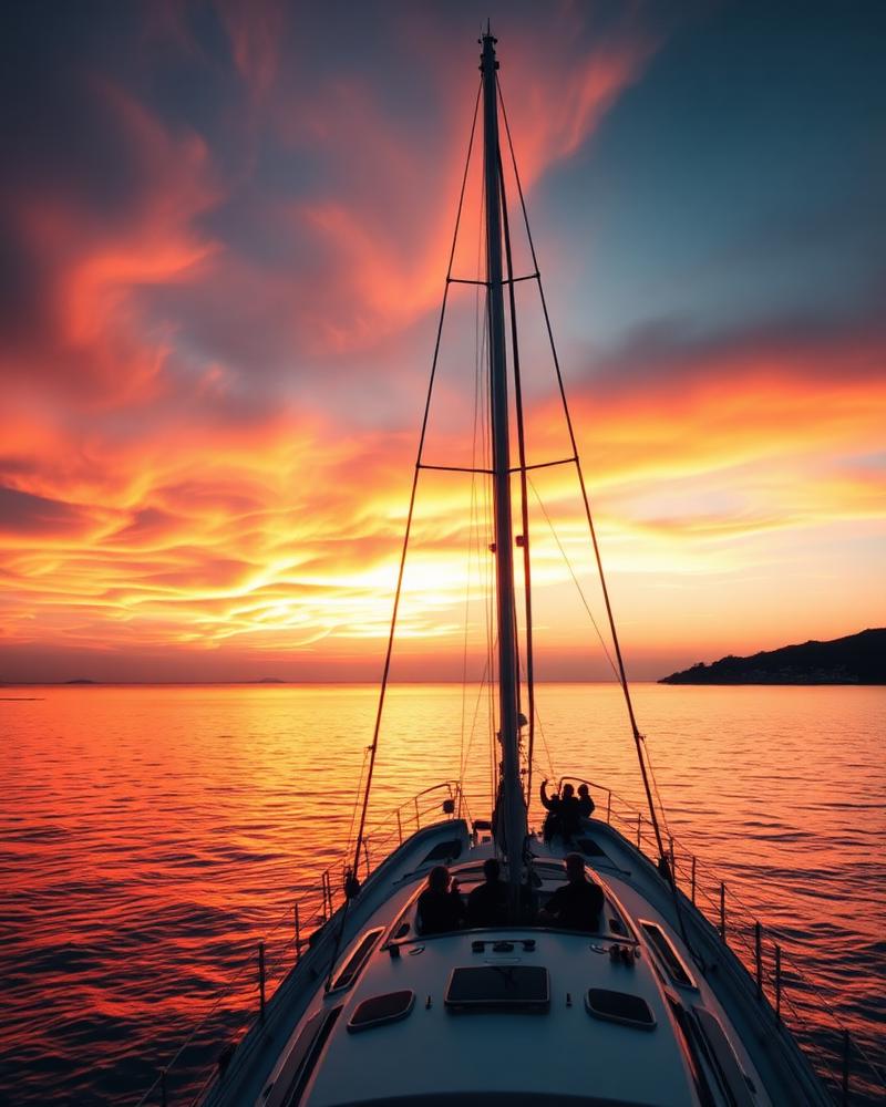 Giri al tramonto